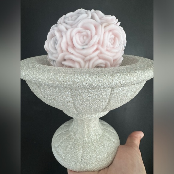 🌹 Organic Rose Candle & Holder 🌹 - Picture 4 of 8